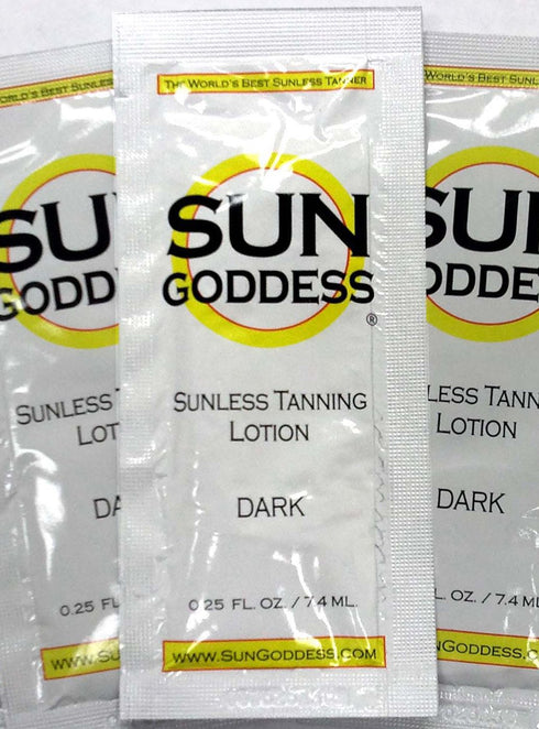 Sun Goddess Best Combo Deal - Includes 1 Sunless Self Tanner Lotion Sample, 1 Applicator Mitt & 1 Pair Gloves