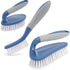 Scrub Brush Set of 3pcs - Cleaning Shower Scrubber with Ergonomic Handle