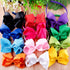 SIQUK 12 Pieces Bow Headbands for Girls - Boutique Grosgrain Headbands with Ribbon Bow in 12 Colors