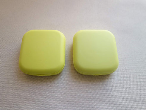 Contact Lens Case, 2 Pack Portable Contact Lens Box Kit with Mirror, Compact Soak Storage Kit for Travel
