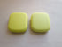 Contact Lens Case, 2 Pack Portable Contact Lens Box Kit with Mirror, Compact Soak Storage Kit for Travel