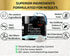 Collagen Peptides Powder with Vitamin C & Hyaluronic Acid, Hydrolyzed Multi Type I, II, III, V, X