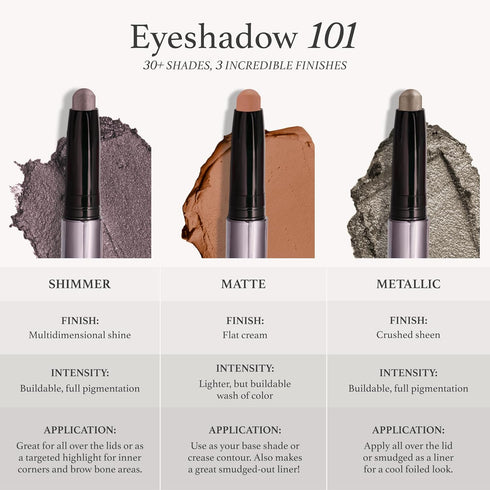 Julep Eyeshadow 101 Crème-to-Powder Stick Duo, Waterproof, Long-Lasting, Bronze Shimmer and Warm Gold Shimmer