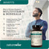 Immunity, 60 Capsules[1-Month NatureWise Multivitamin for Men + Stress Support + Fulvic Ionic Minerals + Probiotics