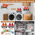 Suitiyibin Liquid Laundry Detergent Holder,laundry room hacks,Laundry Detergent Dispenser,Hanging Laundry Station