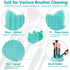 TailaiMei 2 in 1 Makeup Brush Cleaning Mat with Drying Holder, Portable Silicon Cat Shaped Cleaner Pad, Cosmetic