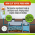 CLR Septic System Treatment Pods, Dissolvable and Easy to Flush, Biobased Ingredients, 6 Month Supply