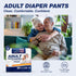 SUPER EASY CARE (10 Count) Super Easy Adult Diapers XXL | High Absorbency Leakproof Incontinence Pants for Men & Women