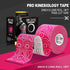 OK TAPE Uncut Kinesiology Tape Roll - Pro Adhesive & Water-Resistant K Tape for Pain Relief and Muscle Support (2" x