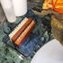 Wooden Nail Brush Cleaner Rosewood Two Sided, 100% Natural Boar Bristle for Hand Foot Toe Scrub