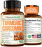 Turmeric Supplement - High Potency Curcumin with 1200 mg Organic Turmeric and 95% Curcuminoids, 60 Capsules