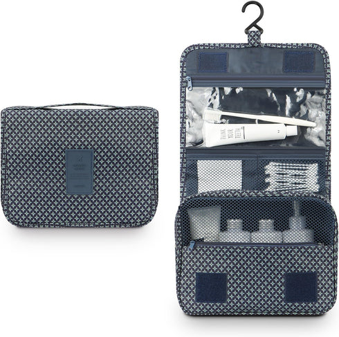Mossio Hanging Toiletry Bag, Large Cosmetic Makeup Travel Organizer for Men & Women with Sturdy Hook