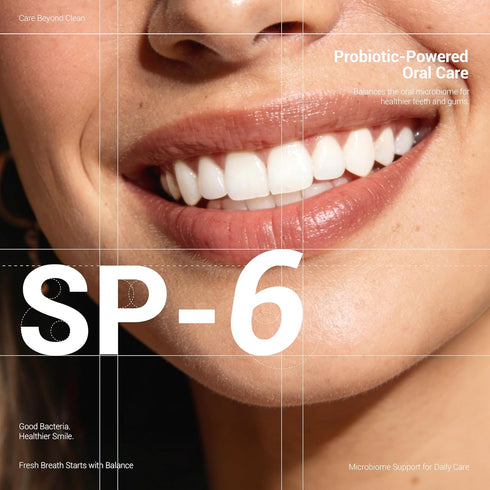 SP-6 2-Pack 7-Pro 6 MSDRWIKEY Whitening Toothpaste & Popping Whitening Toothpaste, Probiotics, Enamel Safe