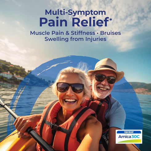 Arnica 30C Tablets for Pain Relief from Muscle Pain, Joint Soreness, Swelling from Injury or Bruises - 60 Count