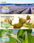 Set, 6-Pack Floral Scented Candles Gift Natural Beeswax with Essential Oils, Holiday Aromatherapy Candles for Christmas