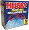 Poly-America Husky HK30DS050BU 30-Gallon Drawstring Recycling Blue Bags, 50 Count