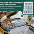 Disposable Toothbrushes with Toothpaste, 60 Pack Green Individually Wrapped Travel Toothbrushes Kit for Homeless,