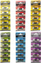 AG1 AG3 AG4 AG7 AG10 AG13 Alkaline 1.5V Button Cell Battery - 60 pcs for Watches, Toys, Remotes