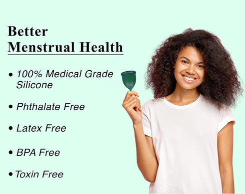 Set 2 SHORDY Reusable Menstrual Cups (Large) of with Mini Box, Medical Grade Silicone, Coupe Menstruelle, Safe Period