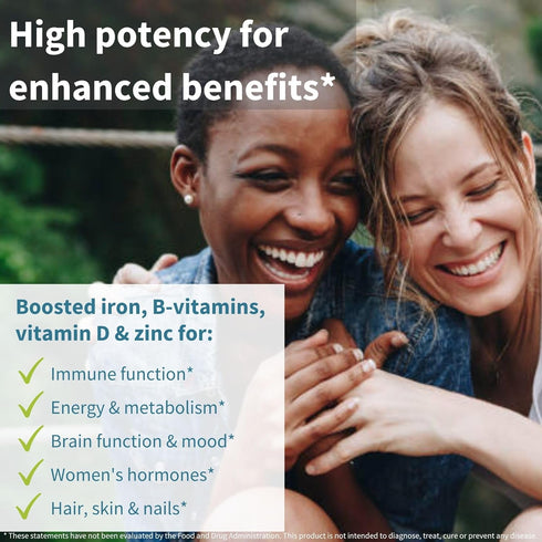 Igennus High Potency Methylated Multivitamin for Women, Non-GMO & Halal, 180 Tablets with Active B-Vitamins