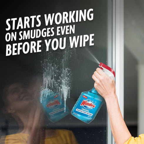 Packaging 23 Oz (Pack 2) Windex Glass and Window Cleaner Spray Bottle, Designed to Prevent Leakage and Breaking
