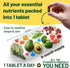 Vegan Vitality Multivitamins & Minerals for Women and Men, 180 Vegan Tablets with High Strength B12, D3 & K2