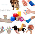 Vet Wrap Medical Tape, 1 inch x 12 Pack, White Self-Adhering Bandage Fabric, Waterproof Wrap