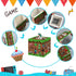 Set 100Pcs YC1431 Azbuk Surprise Money Box Gift Pull - Happy Birthday Money Box for Cash Gift Included Transparent