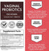 16in1 Vaginal Probiotics - 30 Capsules for Women, 10 Powerful Strains + Organic Prebiotics for Vaginal Health Support