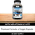Kaya Naturals Sleep Support Formula with Melatonin - 60 Capsules - Aid Support Vitamin Supplement for Sleep, Stress,
