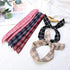 ONEYE Wire Headbands for Women - Twist Bow Hairbands, Fashion Check Bunny Ears Headwraps, 8 Count Hair Accessories