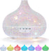 Mulixis Bling Rhinestone Onion Aromatherapy Diffuser for Home Bedroom 500ml Large Oil Diffuser