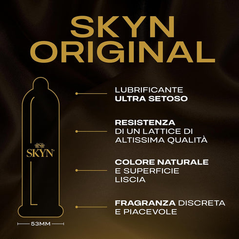 Pack, 40 Count SKYN Original Lubricated Latex Free Condoms Value