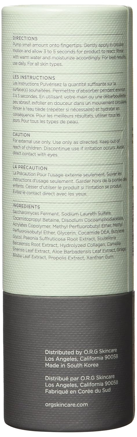 O.R.G Skincare Oxygen Face Cleanser, 2 Ounce