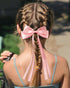 Large Double Bow Ribbon Hair Clips, 4 Pcs Pack, Coquette Barette Hair Clip Accessories for Women and Girls