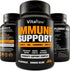 VitaRaw Immune Support Vitamins - Elderberry with Zinc, Vitamin C, and Garlic