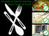 Non-GMO Plant-Based Plastic Cutlery Combo Pack, 25 Place Settings, Eco-Friendly Silverware
