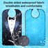 Machine Washable Bow Tie Adult Bibs for Men - Crumb Catcher Design