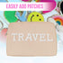 Large Beige Makeup Bag, Nylon Cosmetic Pouch, Travel Makeup Organizer Bag, Makeup Case, Cosmetic Travel Bag