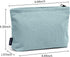 MAANGE Small Makeup Bag For Purse, Travel Cosmetic Bag Makeup Pouch Corduroy Portable Versatile Zipper Pouch For Women (GREEN)