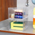 Yes!Fresh Drawer Organizer, Stackable Cosmetic Desk Organizer with Removable Partitions for Vanity Storage