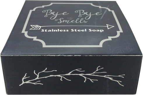 Performance Bye Bye Smells Kitchen Gadgets Stainless Steel Soap Oval Hand Odor Remover Bar Smells Eliminator Absorber