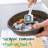 Scotch-Brite Pot + Pan Brush, Durable and Long Lasting Dish Brush with Handle for Scrubbing Stainless Steel, Outdoor