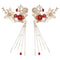 Lurrose Japanese Hairpins, Butterfly Tassel Kimono Kanzashi Bobby Pins Hair Clip Accessory for Traditional Kimono