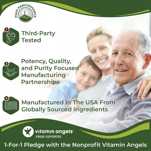 Peak Performance Advanced Vitamin D 10000 IU with All 3 Types of Vitamin K Capsules, 60 Easy to Swallow Pills