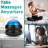 Handheld Massage Roller Ball - Manual Massager for Trigger Point Deep Tissue Myofascial Release, Pain Relief for Back,