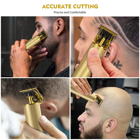 Professional Electric Pro Li Outliner, 0mm Baldheaded Hair Clippers for Men, Cordless Rechargeable T-Blade Trimmer