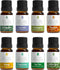 Pursonic Essential Oils Set - 8 Aromatherapy Oils Blends Gift Set -