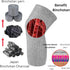 Elastic Cotton Knee Warmers, Knee Sleeves for Men and Women, Circulation Support, Joint Pain Relief, One Pair