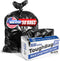 Heavy Duty 55 Gallon Trash Bags, 50 Count, Large Black Garbage Bags for Contractors, 35 x 55", Made in USA